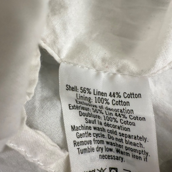 Janie and Jack Girls Aerin Linen Blend Maxi Dress Halter Eyelet Ruffle Size 7 - Picture 7 of 10